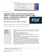 Immediate Effect of Electric Point Stimulation (TENS)