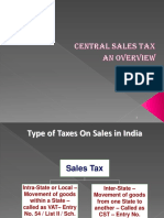 Central Sales Tax Overview