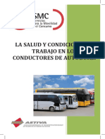 Estudio La Salud y Condiciones de Trabajo en Los Conductores de Autobuses