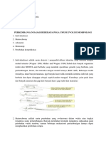 perkembangan evolusi morfologi