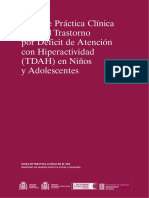 Guía Práctica Clínica sobre el Trastorno por Déficit de Atención con Hiperactividad (TDAH) en Niños y Adolescentes