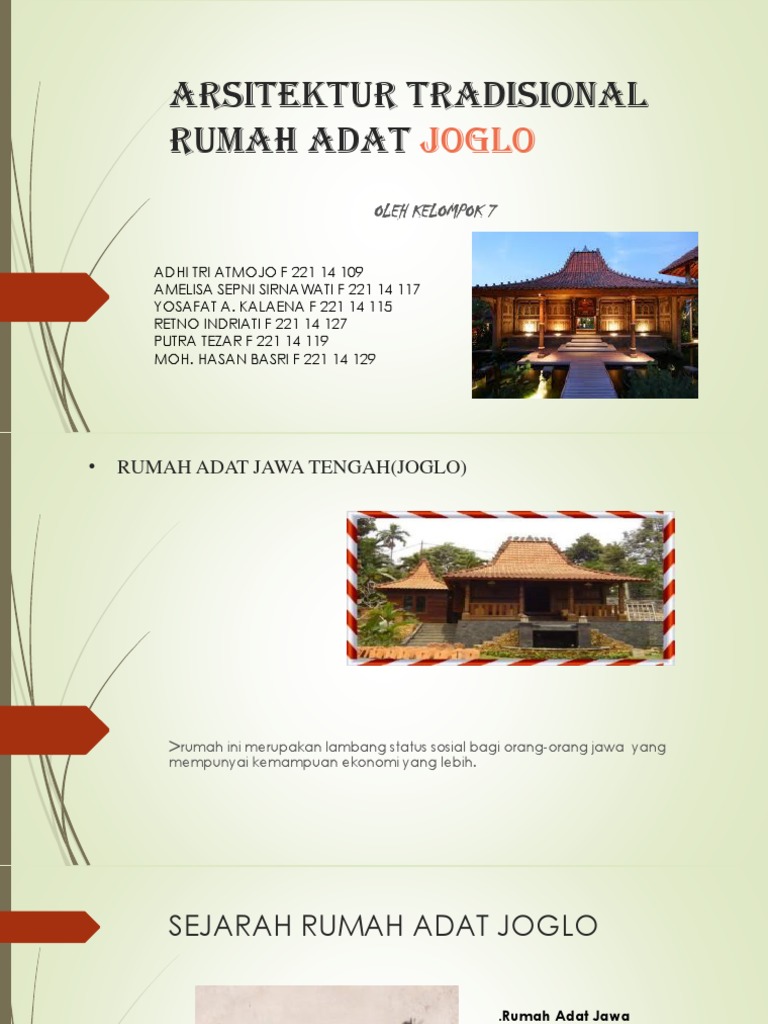 Kelompok 6 Arsitektur Tradisional Joglo 6
