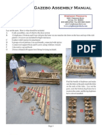 Gazebo Assembly Manual: Symphony Products