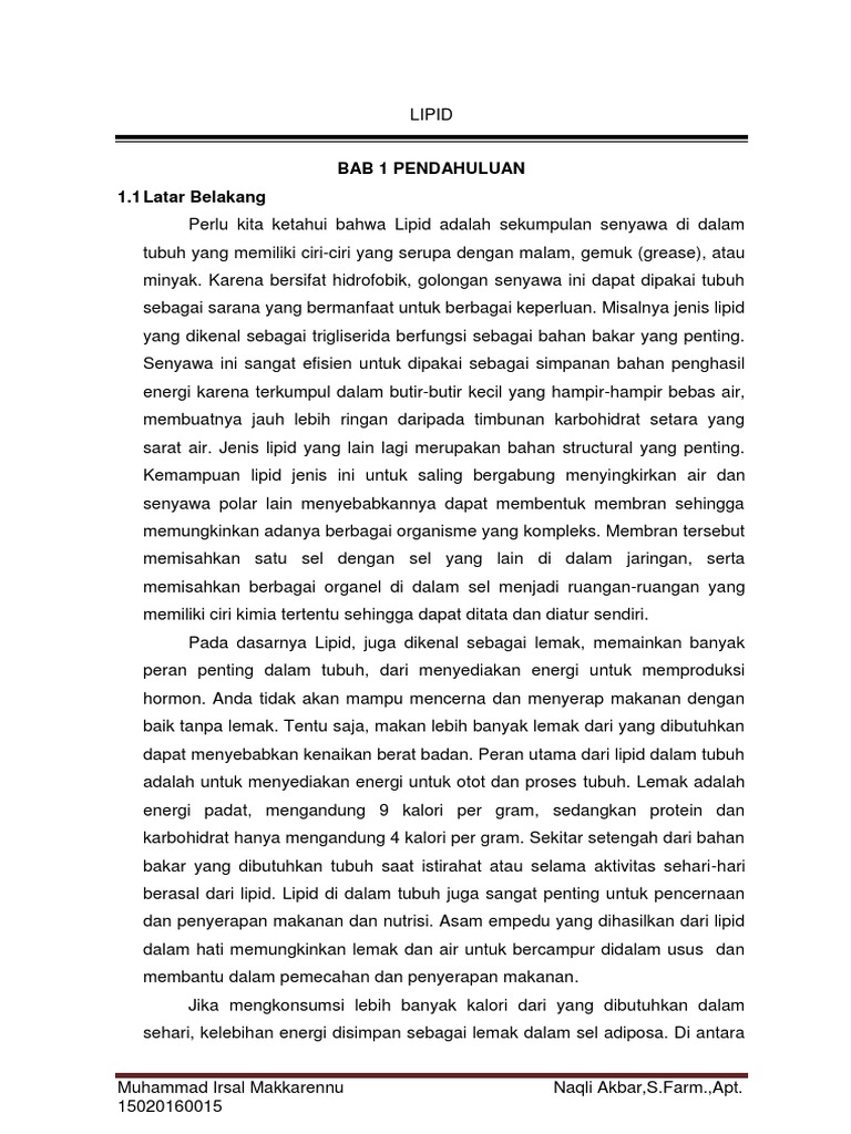 LIpid | PDF