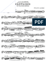 Gaubert Fantasie For Clarinet and Piano PDF