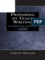 Preparing To Teach Writing PDF