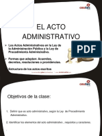 El Acto Administrativo