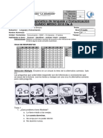 Evaluación diagnóstica de lenguaje y comunicación