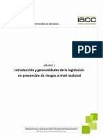 01 Legislacion de La Prevencion de Riesgos