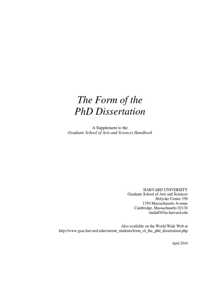 Harvard University Theses, Dissertations, and Prize Papers | Harvard Library