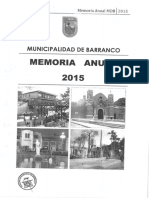 Memoria Anual 2015 BARRANCO