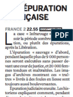 Critique TV - Le Monde - Epuration