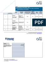 CronogramaActividadesEATICEInduccin de Estudiantes de Especializacin CVUDES