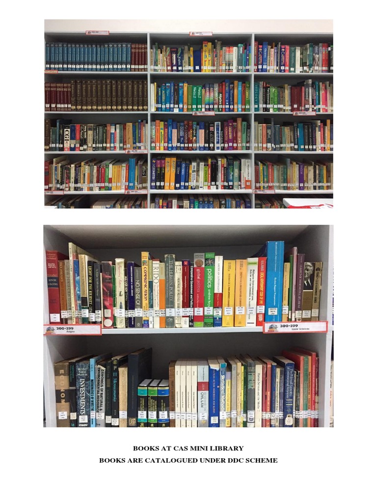 CAS Mini Library Book Catalog DDC | PDF