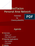 Redtacton Personal Area Network