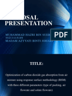 Proposal Presentation: Muhammad Hazri Bin Sueb 55213115149 Madam Azyyati Binti Johari