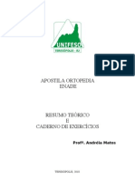 APOSTILA ORTOPEDIA ENADE: PRINCIPAIS PATOLOGIAS E ANATOMIA ÓSSEA