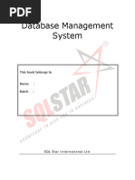Database Management System
