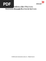 Brocade IronShield Best Practices - Hardening Brocade Routers Switches June 2011 PDF