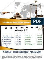 Perikatan Yang Timbul Karena Perjanjian (Kelompok2 Kelas2A)