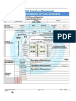 Course Outline Operations Management