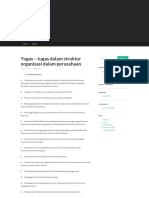 Tugas – Tugas Dalam Struktur Organisasi Dalam Perusahaan _ Enggalan