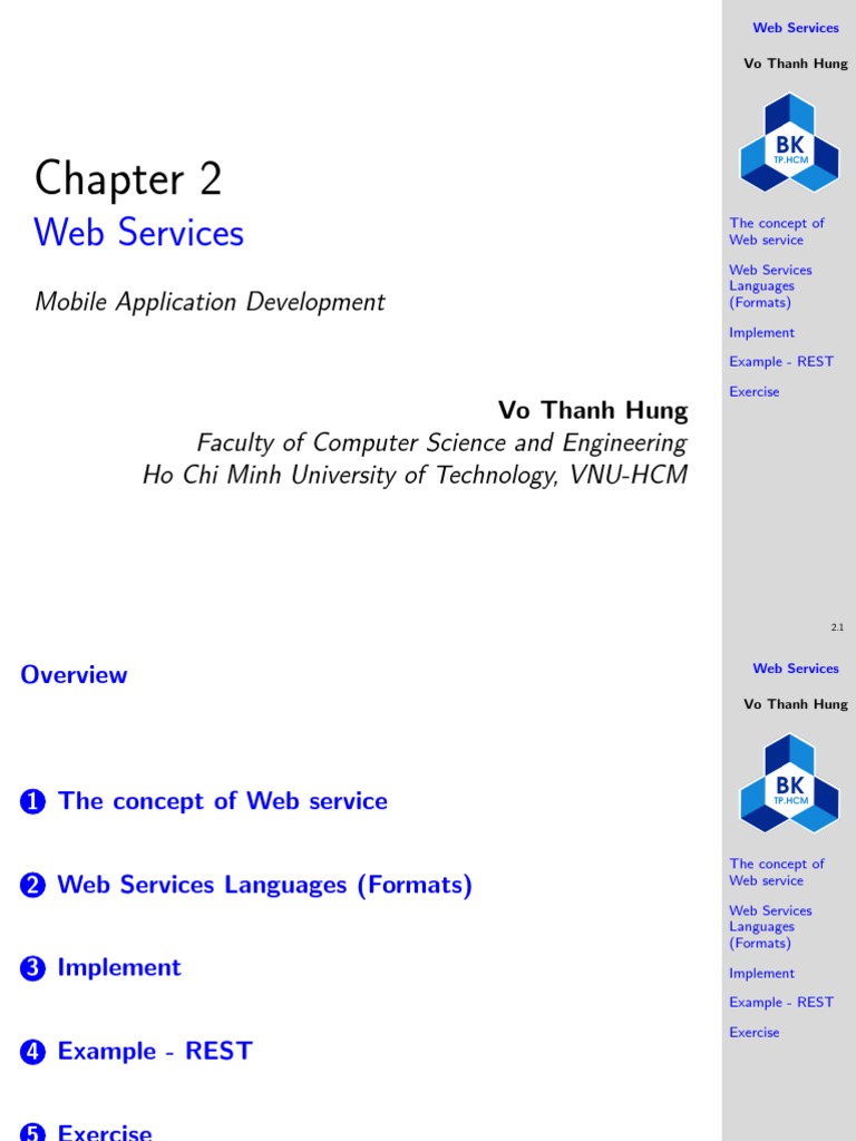 Web Services in Mobile Development | PDF | Representational State ...
