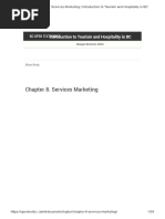 Chapter 8. Services Marketing - Introduction To Tourism and Hospitality in BC