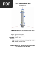 Sample Compress Hydrostatic Test