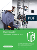 Schneider Electrical Panel Builder Nov 17 Price List