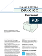 Canon DR x10c User Manual