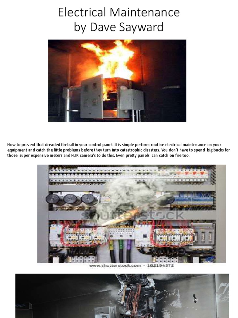Sayward Electrical Maintenance PDF Fuse (Electrical) Electrical