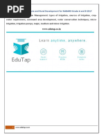 NABARD EduTap Notes - Unit 3 - Water Resource and Irrigation Management