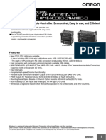 Omron CP1E Data sheet-IndMALL PDF