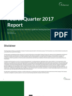 Fourth Quarter 2017: Earnings Impacted by Low Utilization Significant Backlog Improvement