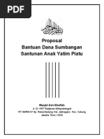 Proposal Santunan Anak Yatim & Dhuafa