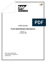 Step-by-Step User Guide for Plant Maintenance Module