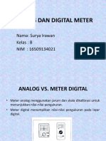 Analog Dan Digital Meter
