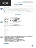 Resumo 1831410 Elias Santana 20375010 Gramatica 2016 Aula 07 Uso Dos Porques