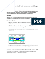 Supercritical Carbon Dioxide Turbo-Expander and Heat Exchangers