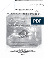 DR Goldsmith's Roman History Abridged