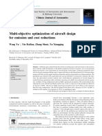 Multi-Objective Optimization of Aircraft Design For Emission and Cost Reductions