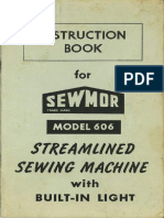 Sewmor 606 Manual