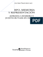 Begonya Saez Tajafuerce (ed.) - Cuerpo, memoria y representación - Adriana Cavarero y Judith Butler en diálogo.pdf