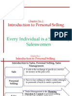 Chapter No.1- Introduction to Personal Selling