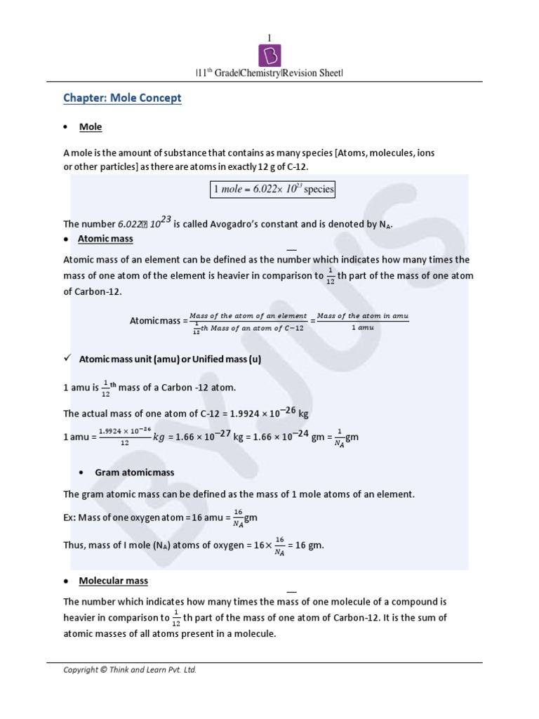 11th Grade Chemistry Chemical Bond Ion