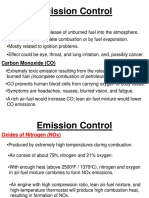 Emission Control: Hydrocarbons (HC)