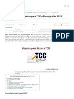 Regras ABNT Atualizadas para TCC e Monografias 2018 - MundodasTribos - Todas As Tribos em Um Único Lugar