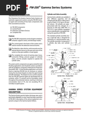 Chemetron Fm 0 Gamma Specs Pdf Valve Actuator
