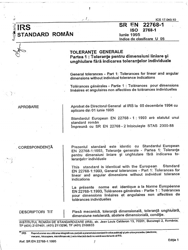 22768-1 - 1995 - (SR En) | PDF